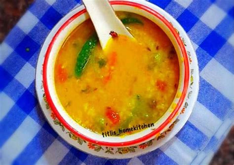 Mixed Vegetable Masoor Dal Recipe By Ayndrila Dutta Cookpad