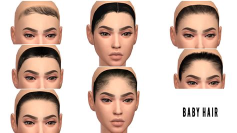 Sims 4 Hairline Cc