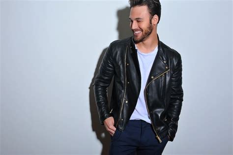 Leather Jacket Ryan Guzman Fashion