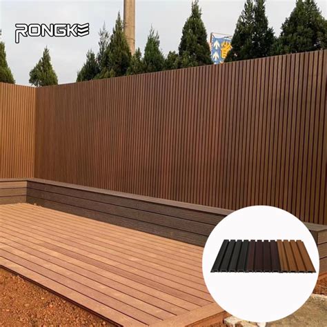 High Quality Natural Waterproof Outdoor Exterior Decorative Wpc Wall