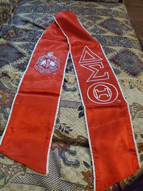 Delta Sigma Theta Sorority Graduation Stole Divine 9 Graduation Stole