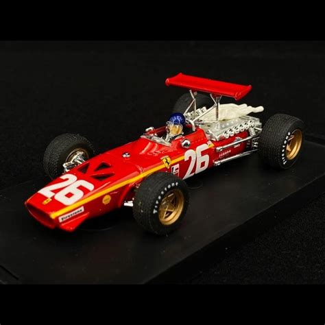 Ferrari 312 F1 Sieger Grand Prix France 1968 N° 26 Mit Fahrer Jacky