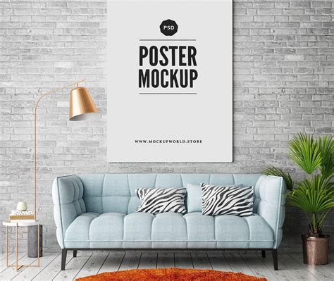30 Best Poster Mockup Templates 2021