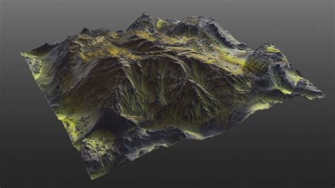 Mossy Mountain Pbr Texture Cgtrader