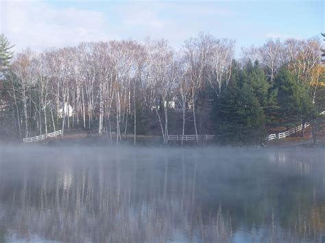 Morning Mist On Wilson Lake Wilton New England Mists Maine Places