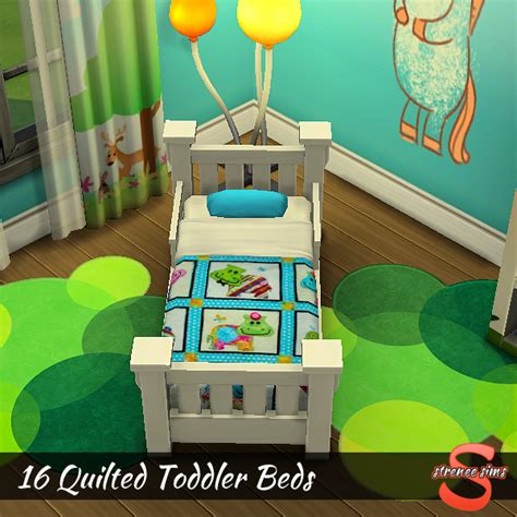 Sims 4 Custom Content Download Classic Toddler Bed B7a