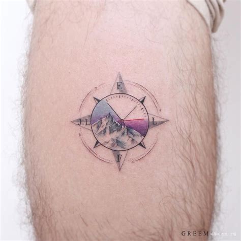 70 Compass Tattoos For Wanderlust Warriors Compass Tattoo Tattoos
