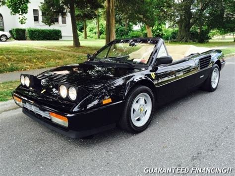 Check spelling or type a new query. Ferrari Mondial Convertible 1988 Black For Sale. ZFFXC26A6J0076133 1988 Ferrari Mondial ...