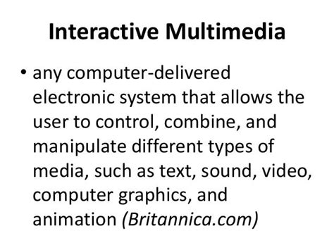 Empowerment Technologies Interactive Multimedia