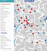 Touristischer stadtplan von Halle (Saale)