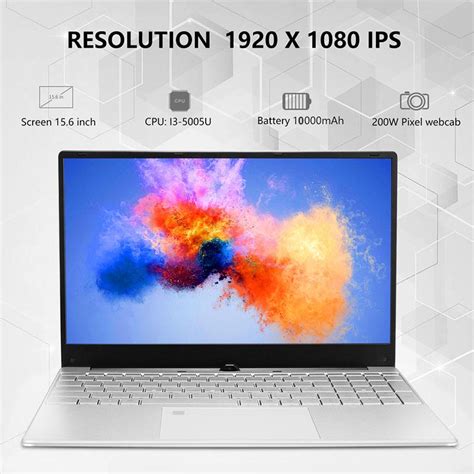 156 Inch Intel Core I3 Laptop Windows10 8g Ram 128256512gb Ssd