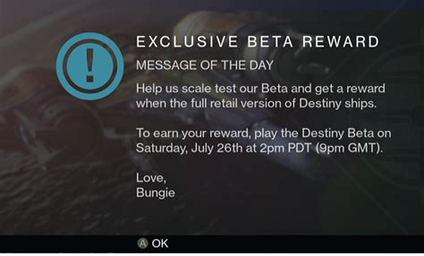 Destiny Beta Exclusive Emblem Beyond Entertainment