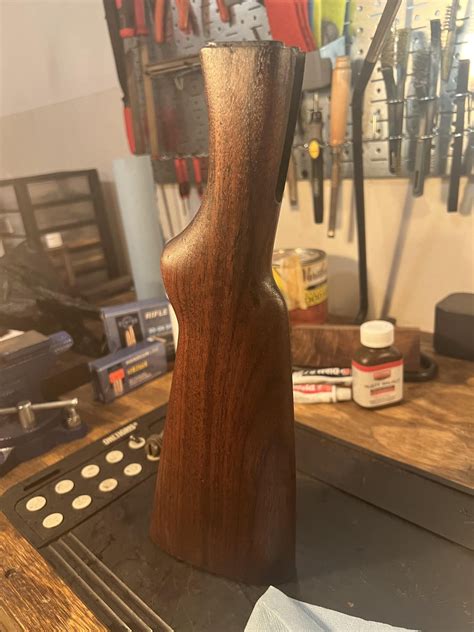 Finish Experimenting I Refinished This Remington Model 10 Stock Using