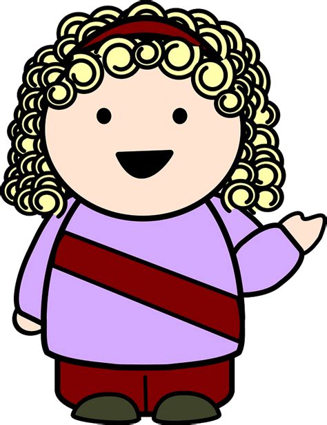 Blond Girl Pointing Clipart Free Download Transparent Png Creazilla