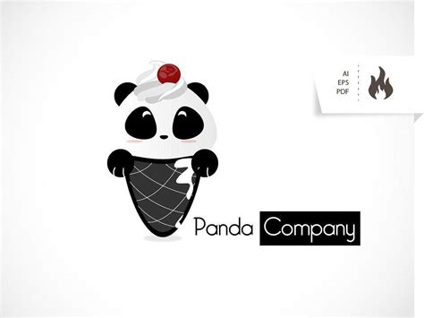 Cute Panda Logo Logodix