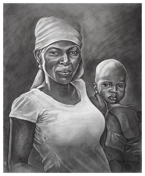 A Series Of Drawings Depicting The People And Culture Of West Africa Africa Drawing Africa