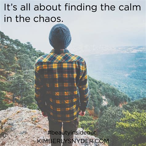 Its All About Finding The Calm In The Chaos Gentlemans Guide