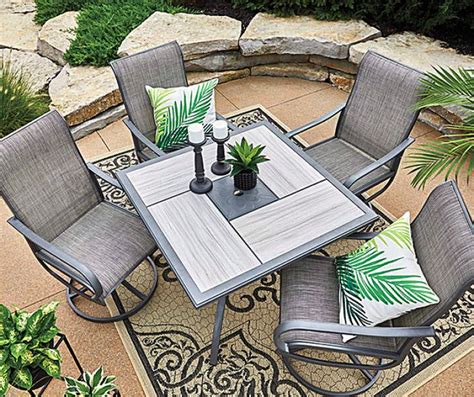Wilson And Fisher Hillcrest 5 Piece Patio Dining Set Big Lots Patio