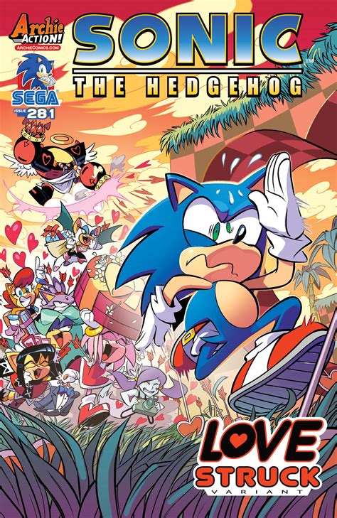 Sonic The Hedgehog Issue 281 Love Struck Variant By Hewdraw On Deviantart