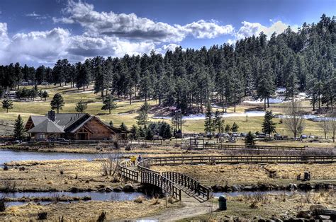 Maybe you would like to learn more about one of these? Evergreen Colorado Lakehouse Photograph by Ron White