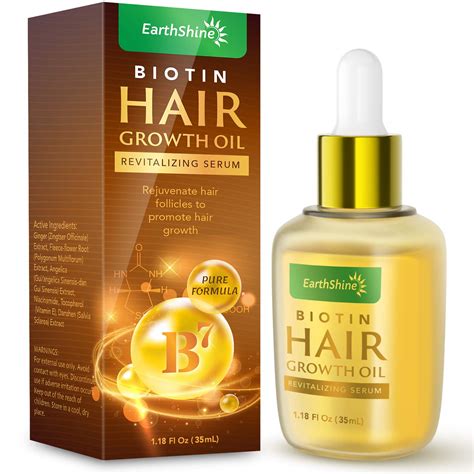 Hair Growth Serum Biotin Hair Regrowth Oil Prevent Hair
