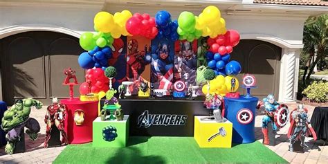 Avengers Theme Birthday Avengers Themed Party Marvel Birthday Party