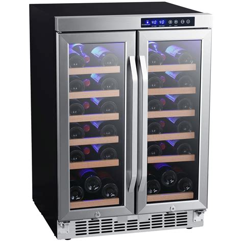 Shop Edgestar Cwr362fd 24 Wide 36 Bottle Built In Wine Cooler With