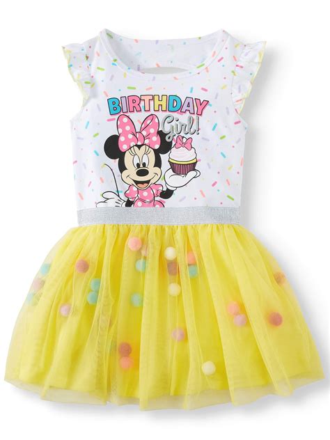 Minnie Mouse Birthday Girl Tutu Dress Toddler Girls