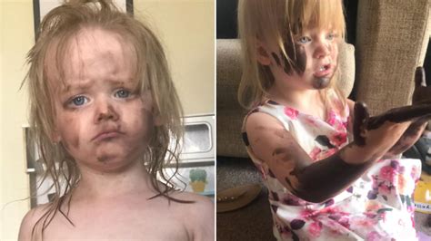 Mum Horrified As Daughter Covers Herself In Permanent Eyebrow Gel