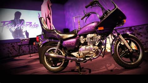 Given that we're best beginner motorcycles, i figured it's high. Prince's Purple Motorcycle - Foreign policy