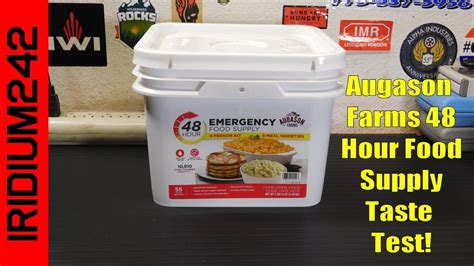 Food storage can often seem intimidating. Augason Farms 48 Hour Emergency Food Supply 4 Person Kit ...