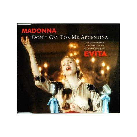 Don T Cry For Me Argentina Madonna - Madonna - Don't Cry For Me Argentina - CD Maxi Single