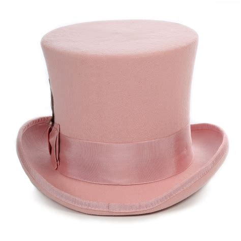 Pink Top Hat Mad Hatter Hat Pink Panther Steampunk Hat Ferrecci