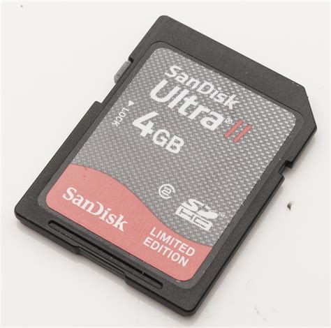 Sandisk Sd Ultra Ii 4gb Memory Card Speicherkarte Ebay