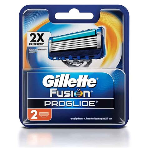 buy gillette fusion proglide flex ball manual shaving razor blades 2 cartridges online get