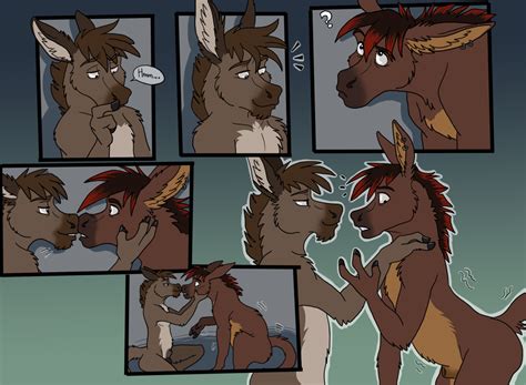Rule 34 Anthro Donkey Equine Gay Hooves Kissing Male