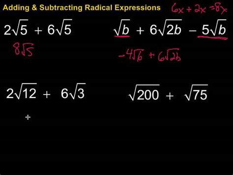 Adding And Subtracting Radical Expressions Lessons Blendspace