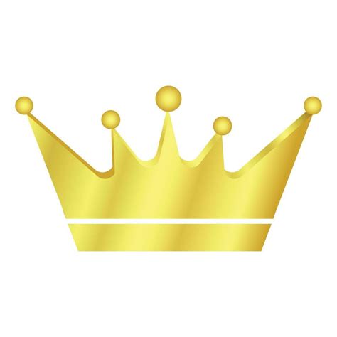 Dorado Rey Y Reina Corona Icono Realeza Príncipes Corona Símbolo