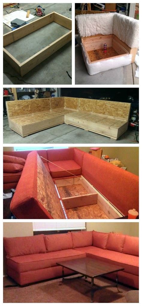 Check Out How To Build A Diy Sectional Sofa From Plans From Ana White Tutorial Ana White Com