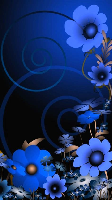 Blue Flower Wallpapers 4k Hd Blue Flower Backgrounds On Wallpaperbat