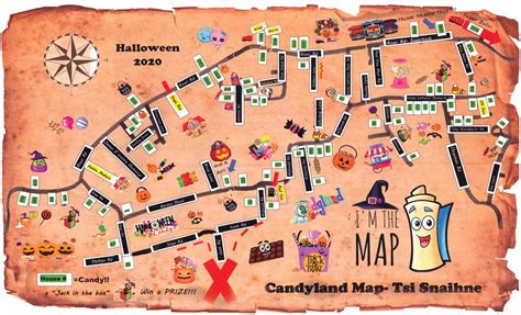 2020 Halloween Map For Trick Or Treating In Tsi Snaihne Indian Time