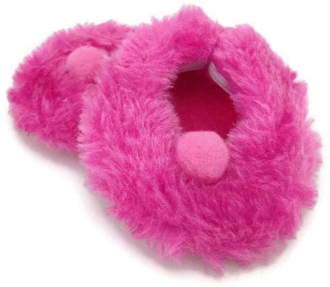 Fuzzy Slippers Hot Pink Doris Doll Boutique