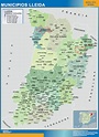 Mapas provincia Lleida Lérida en Cataluña | Tienda Mapas