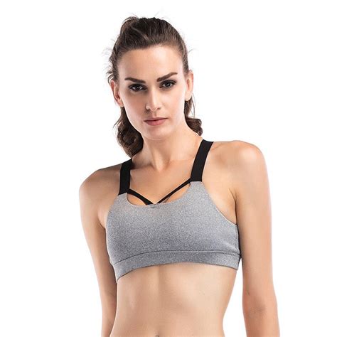 Women Fitness Yoga Sports Bra For Running Gym Strap Top Sportswear Breathable Athletic Vest