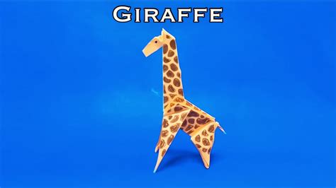 How To Make Origami Giraffe Tutorial Youtube