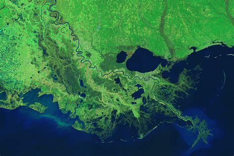 Mississippi Delta Verliert Sein Land Sumpfgebiete In Louisiana Sinken