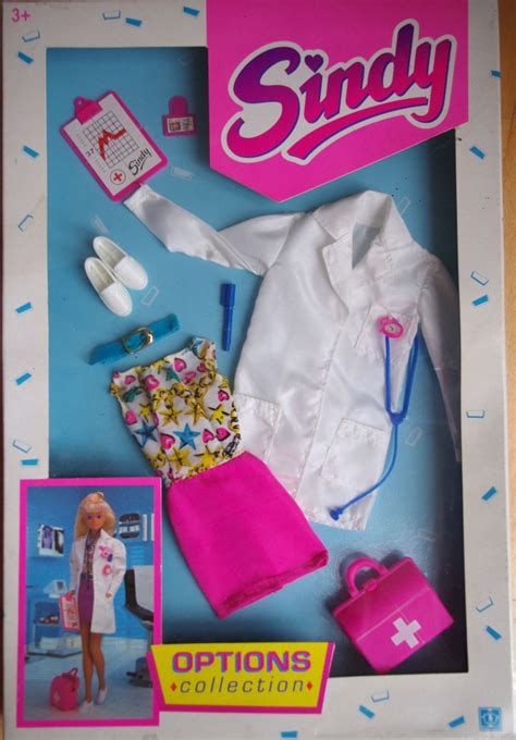 Vintage 1992 Sindy Options Collections Hasbro Nurse Outfit Nrfb 149535