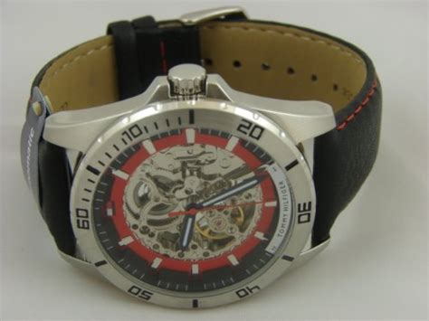 Limited Edition Automatic Tommy Hilfiger Mens Skeleton Watch 1790643