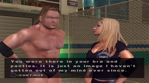 Triple H Tries To Flirt With Trish Stratus Wwe Smackdown Here Comes