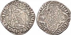 Jülich Berg Weißpfennig o.J. Adolph IX.1423-1437 VF gut ausgeprägt ...